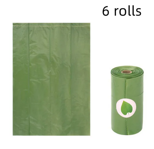 Litter box bags, 6 rolls